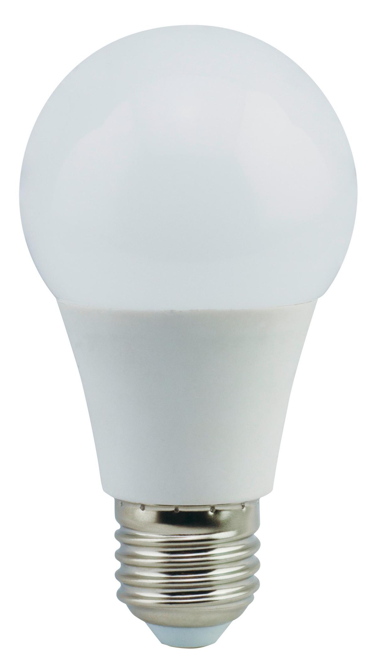 Led-izzó 11w E27 - fehér, műanyag/fém (6/11cm)