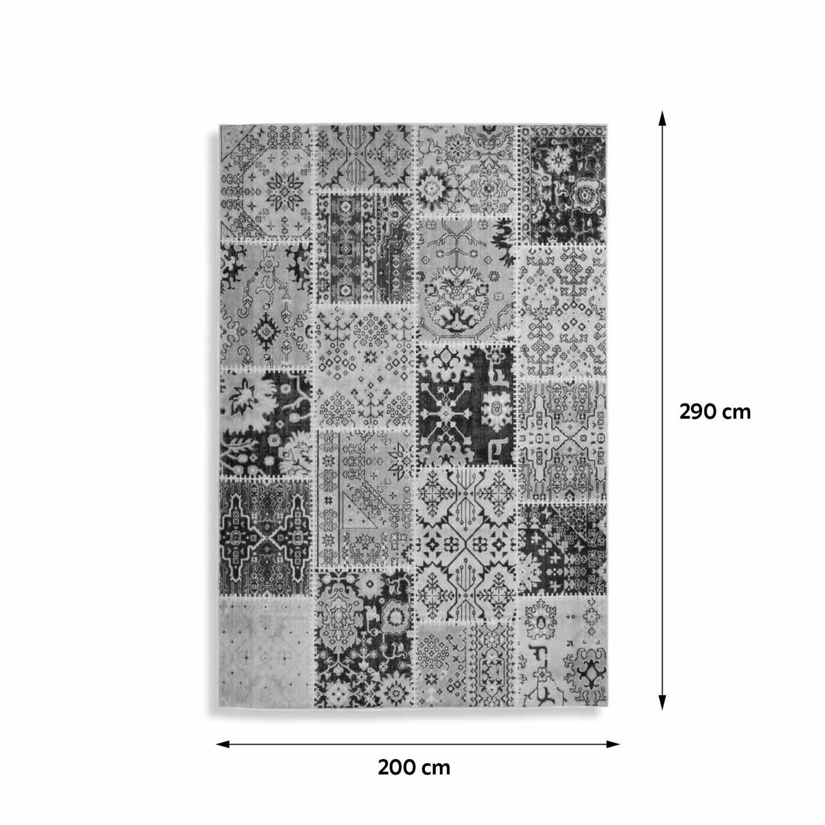 Webteppich Taupe Ariya 200x290 cm - Taupe, Trend, Textil (200/290cm) - Kayoom