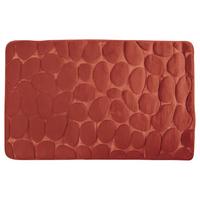 Badteppich Galets - Terracotta, KONVENTIONELL, Textil (50/80cm) - Spirella