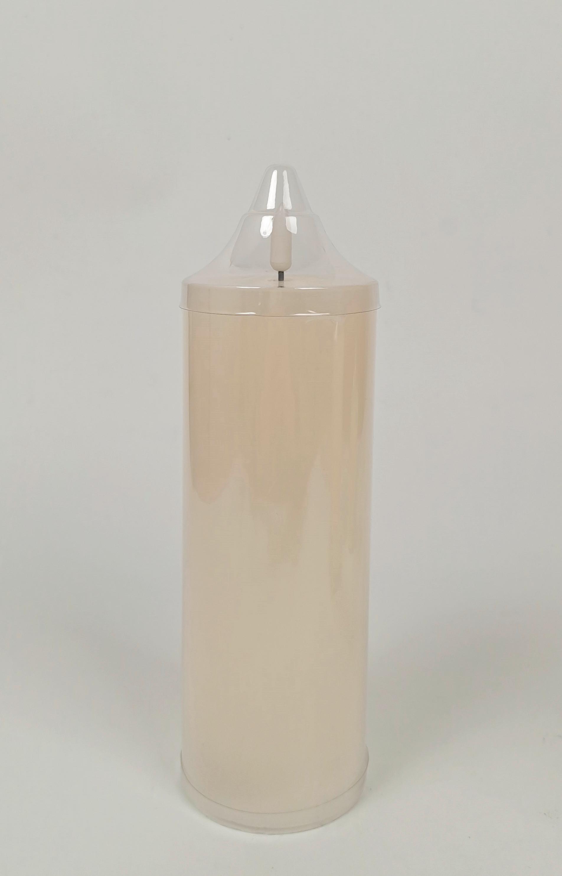 Led-kerze Mara Weiß Mit Timer, Ø/h: 7,5/12,8 Cm - Weiß, Basics, Naturmaterialien/Kunststoff (7,5cm) - James Wood