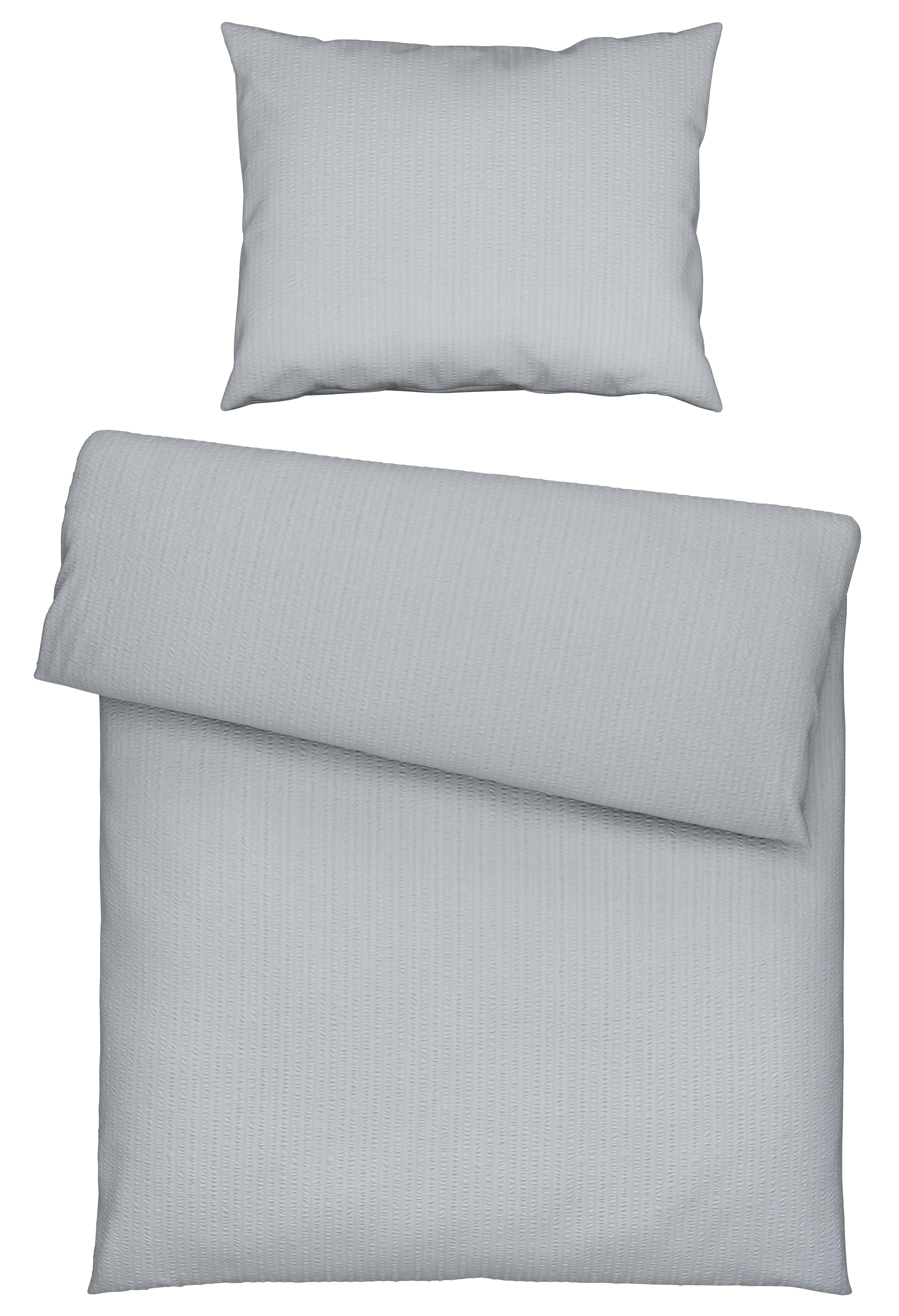 Povlečení Babs, 140/200cm, Světle Šedá - světle šedá, Moderní, textil (140/200cm) - Modern Living