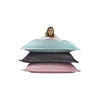 Sedací vak B52 sivá tkanina - sivá, Design, textil (140/100/30cm)