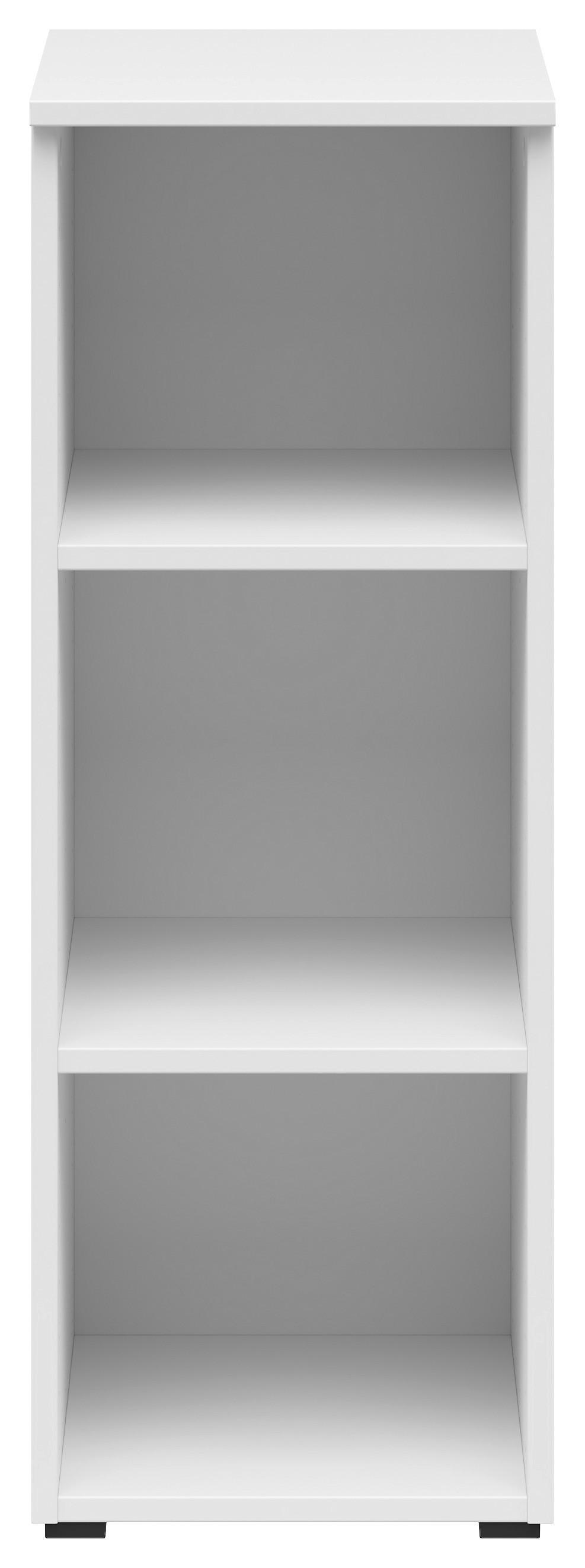 Regál Cabinet š: 30cm - bílá/antracitová, Moderní, kompozitní dřevo/plast (30/83/40cm)