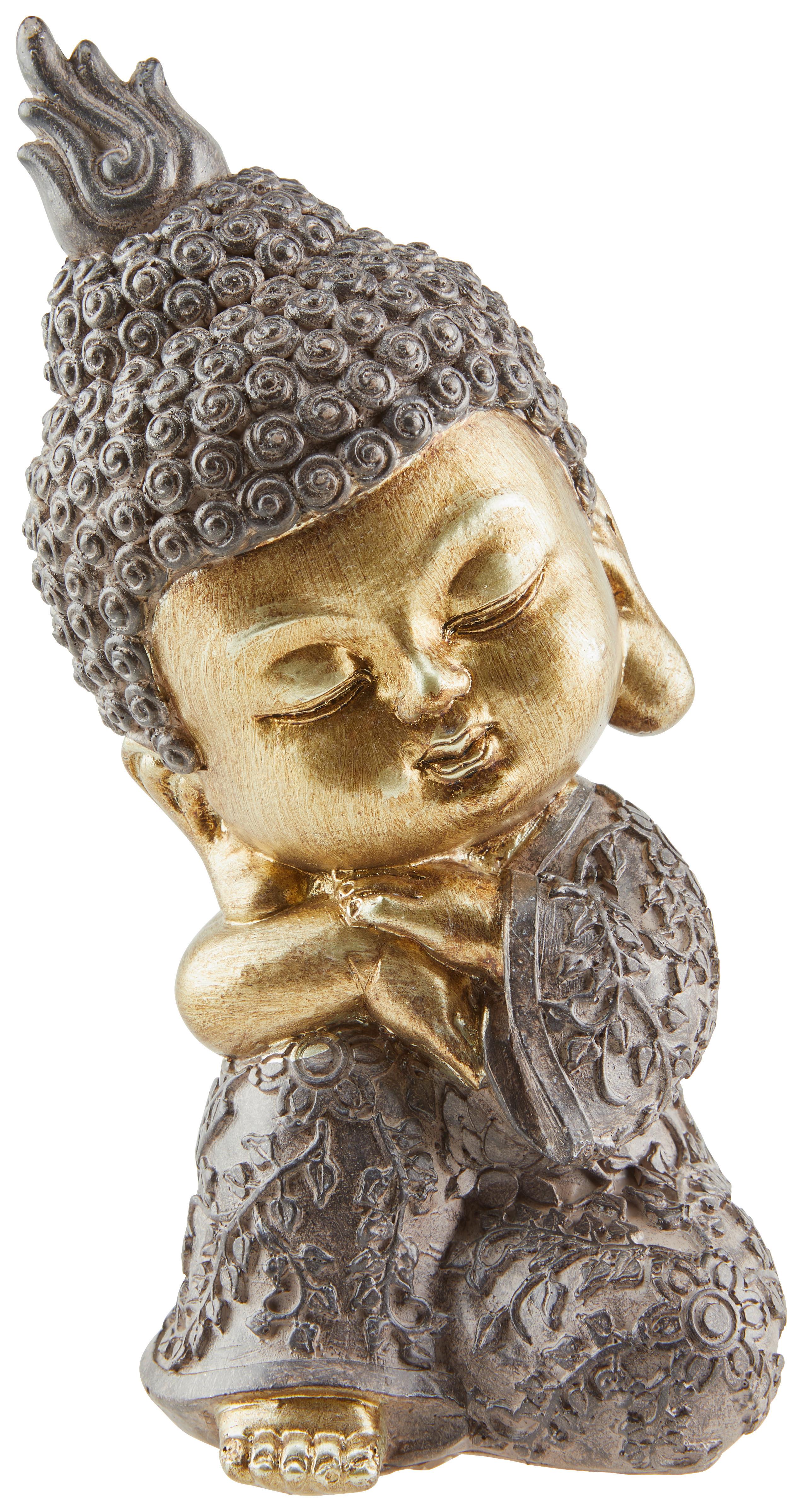 Buddha Tara - Goldfarben/Braun, LIFESTYLE, Kunststoff (11/9,5/17cm) - Luca Bessoni