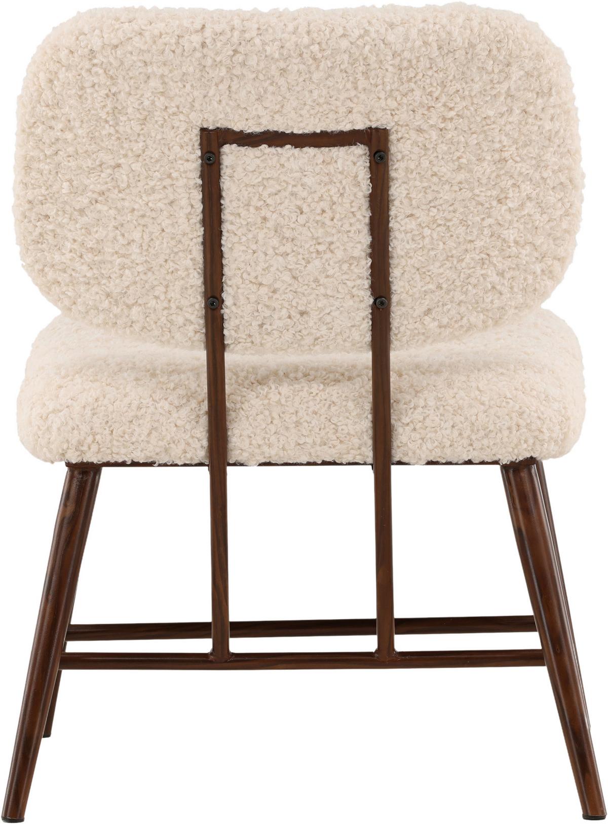 Sessel Midlad - Weiß, Design, Textil/Metall (58/84/62cm) - Livetastic