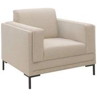 Sessel Looks Vii - Beige/Silberfarben, Design, Textil (97/82/90cm) - LOOKS by W.Joop