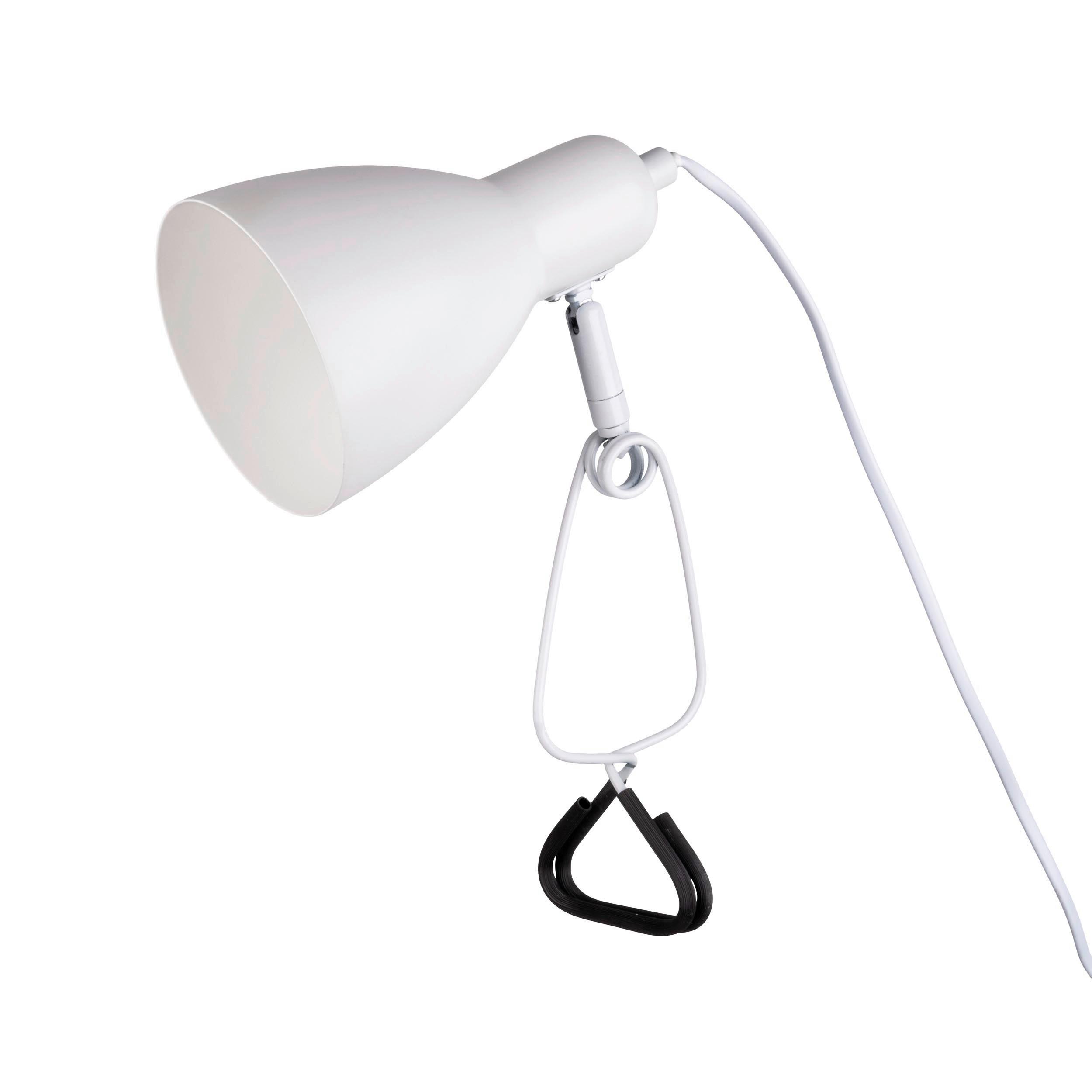 Klemmleuchte 3194923 Mara - Weiß, KONVENTIONELL (17/10,5/28cm) - Näve