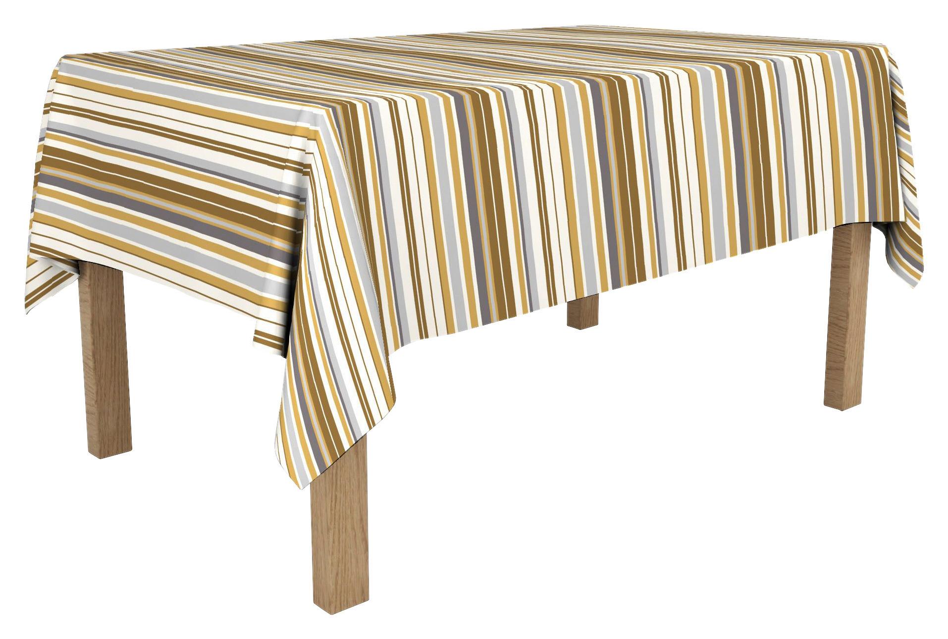 Tischdecke Nora - Grau/Honig, MODERN, Textil (140/200cm) - Luca Bessoni