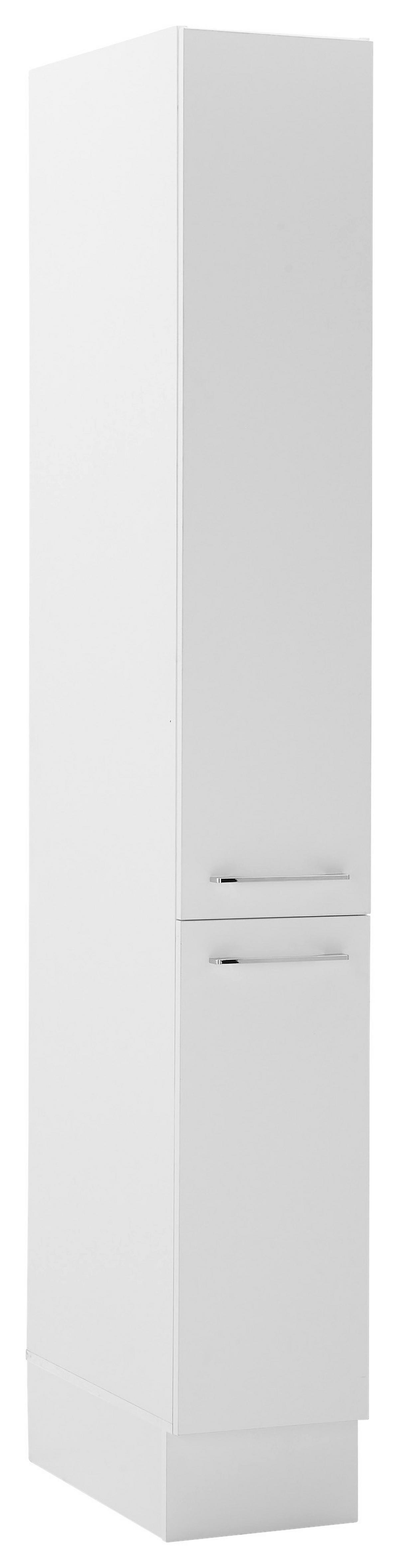 Potravinová skříň TURIN - bílá/barvy chromu, Trend, kov/kompozitní dřevo (30/211/57cm) - MID.YOU