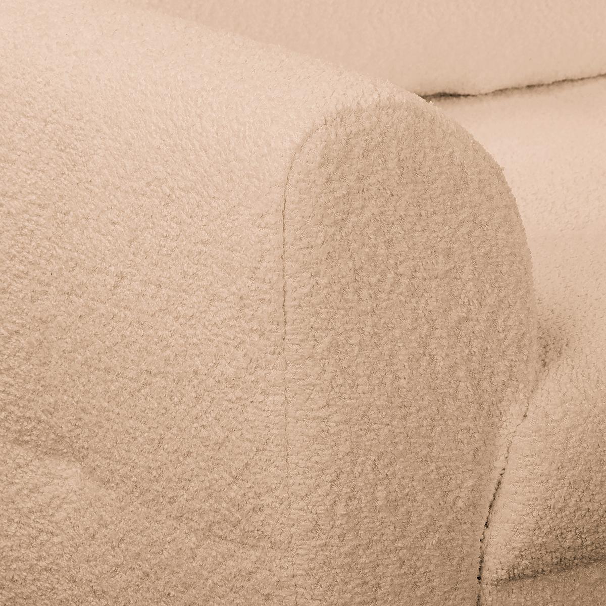 Ecksofa Ariella Beige S: 231x161 cm - Beige/Naturfarben, Design, Textil (231/161cm) - Livetastic