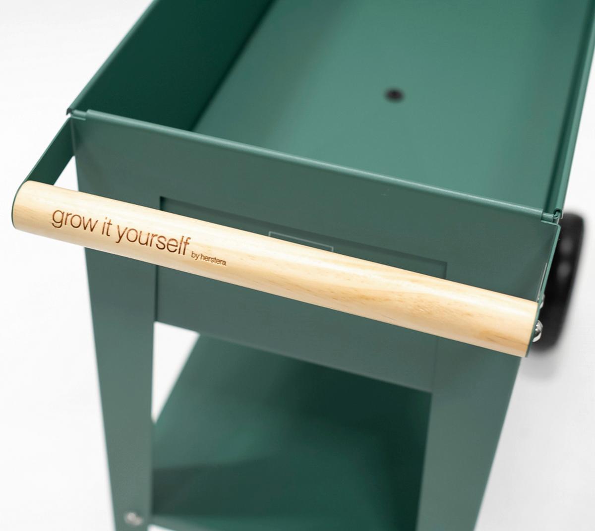 Hochbeet Kräuterfabrik Urban - Olivgrün, Basics, Metall (35/80/75cm)