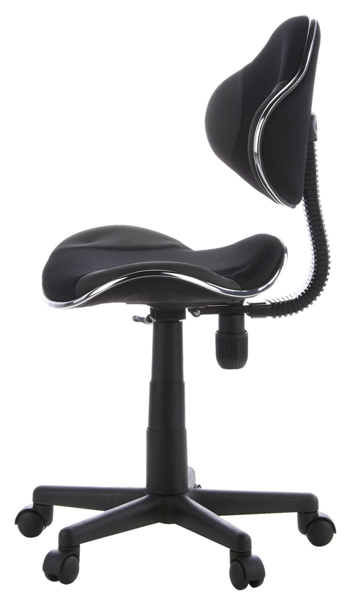 Jugenddrehstuhl Kiddy Gti 2 Grau/Schwarz - Schwarz/Grau, Basics, Kunststoff (45/86-101/42cm) - MID.YOU