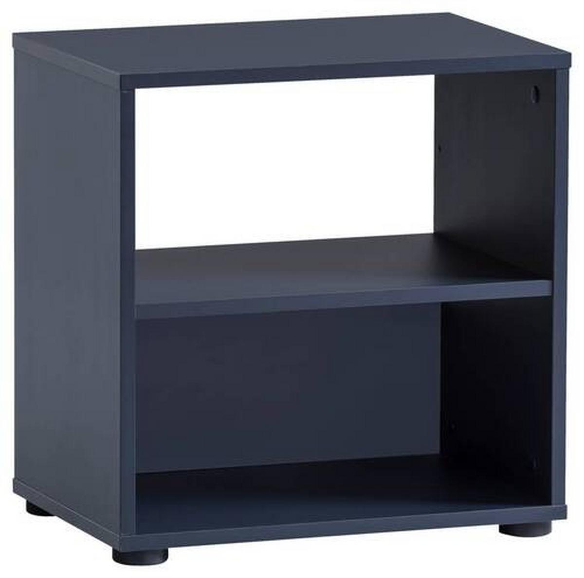Regal Kent Regal - Blau/Schwarz, Holzwerkstoff (48,5/50,1/33,2cm) - MID.YOU