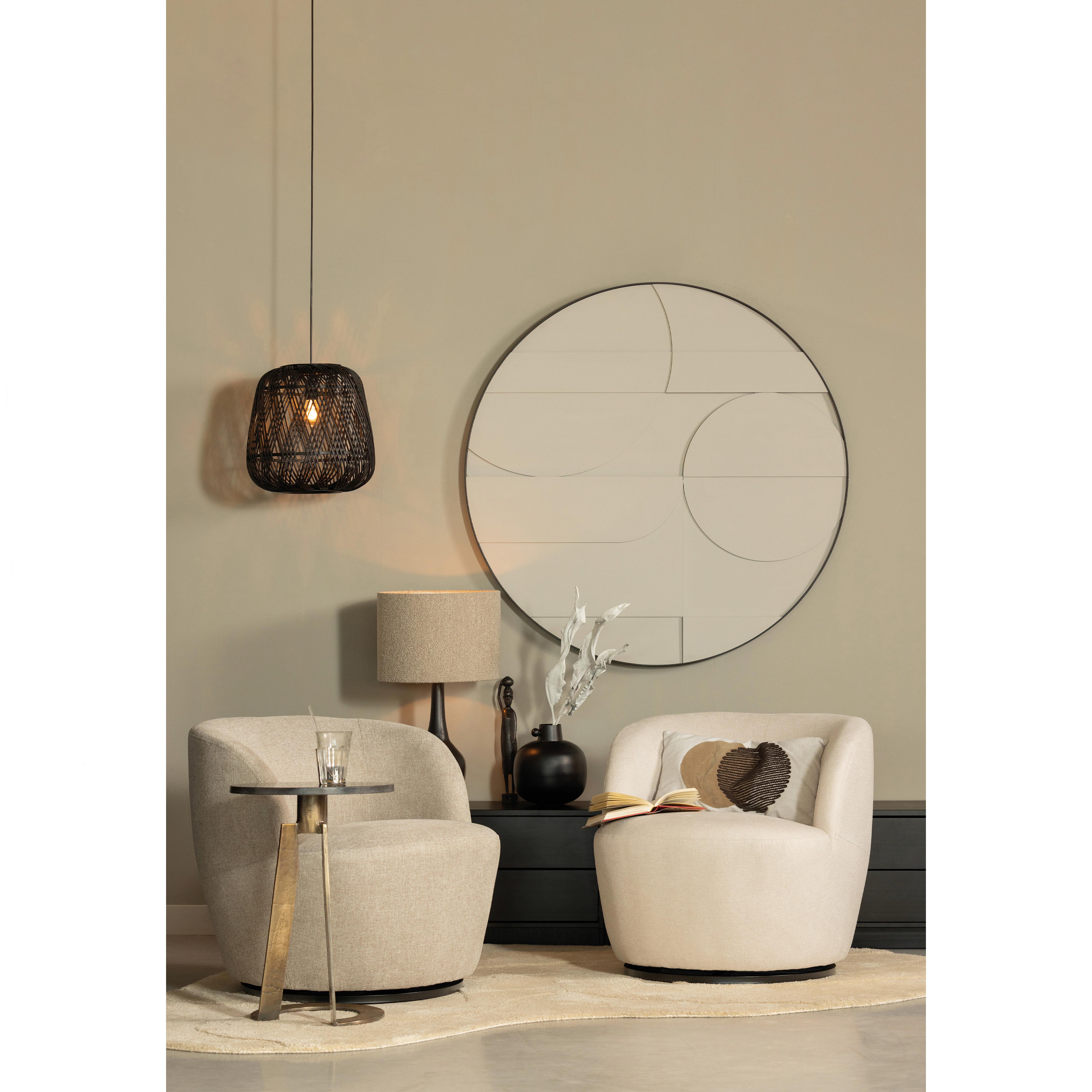 Sessel Serra Weiß B: 70 Cm - Schwarz/Weiß, Design, Textil (70/68/77cm) - Livetastic