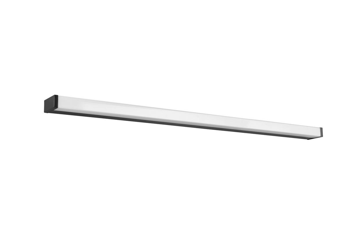 Led-wandleuchte Fabio, 1-Flammig, Länglich - Schwarz/Weiß, Basics, Kunststoff/Metall (120/3,8/7,9cm) - Trio Leuchten