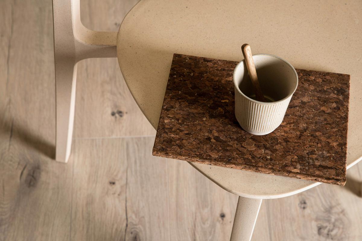 Stuhl-Set Åstol - Beige, Design, Holz/Kunststoff (50/78,5/52cm) - Livetastic