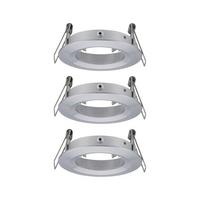 Deckenleuchte 3er-Set Ø 8,4 cm 3-Flammig - Alufarben, Basics, Metall (8,4cm) - Paulmann