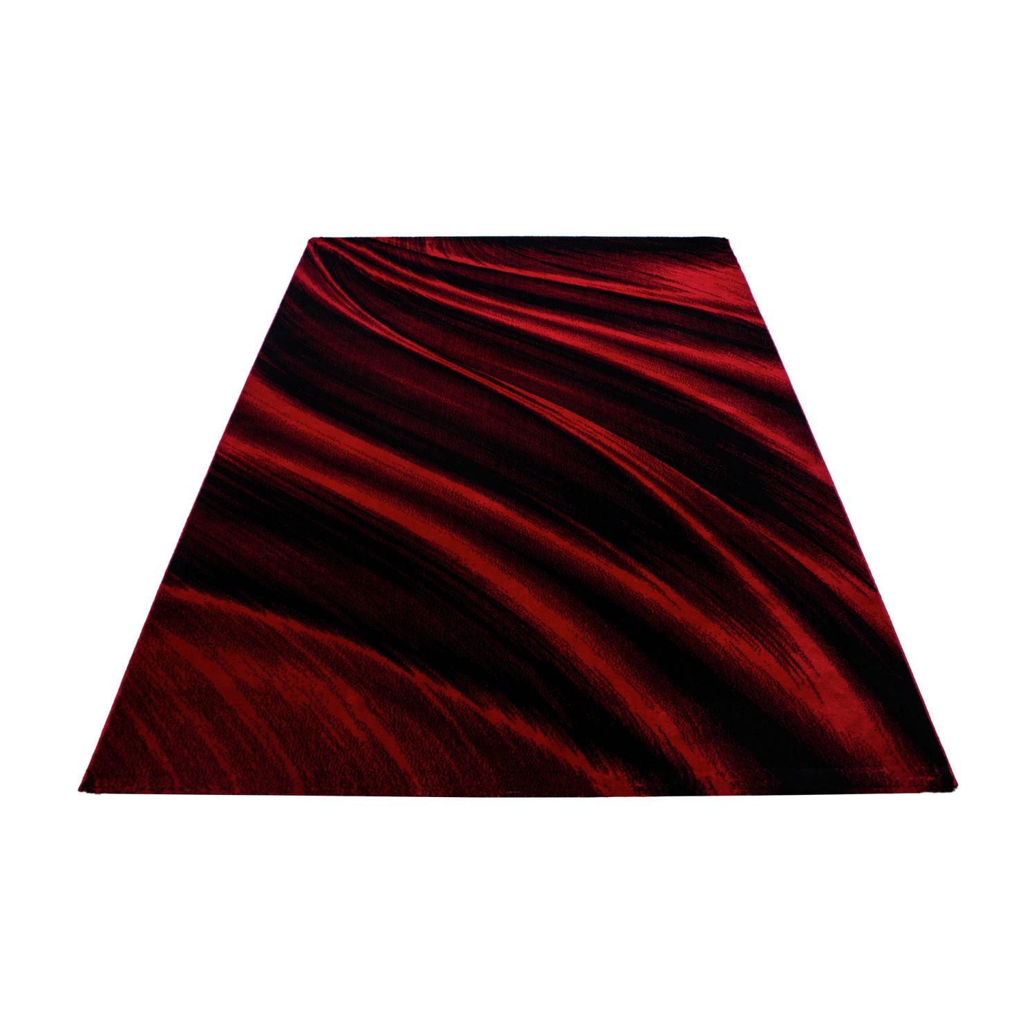 Webteppich Rot Naturfaser Miami 160x230 cm - Rot, Trend, Textil (160/230cm)