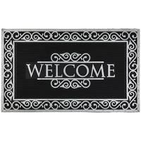 Fußmatte Kylie 45x75 cm Gummi Rutschfest - Silberfarben, KONVENTIONELL, Naturmaterialien (45/75cm) - Ondega