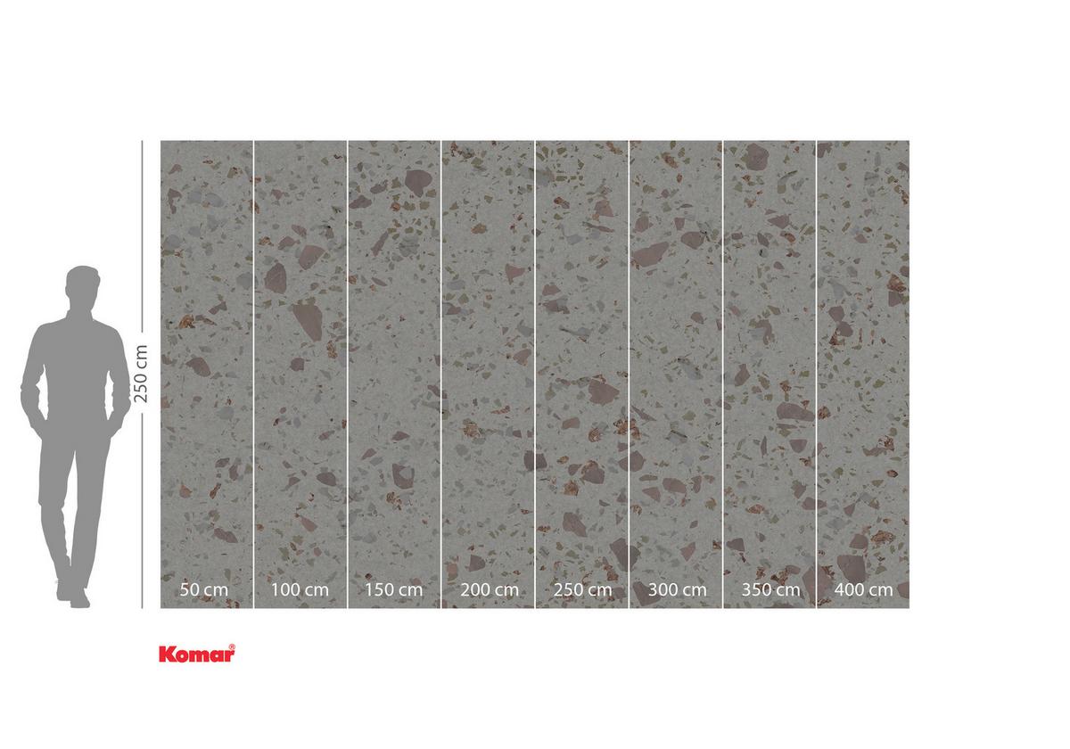 Vliestapete Tasteful Terrazzo - Multicolor, Basics (400/250cm) - Komar