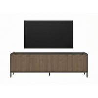 TV-Element Cortina Braun/Lavagrau B: 205cm - Lavagrau/Braun, MODERN, Holzwerkstoff (205/62/40cm)