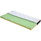 Kaltschaumtopper Luxe 90x200cm H2/H3 - Weiß, Textil (90/200cm) - Ele