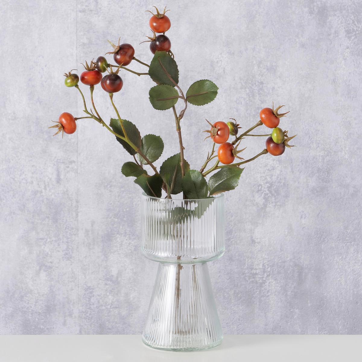 váza IMANO I - průhledné, Konvenční, sklo (10/18cm) - Modern Living