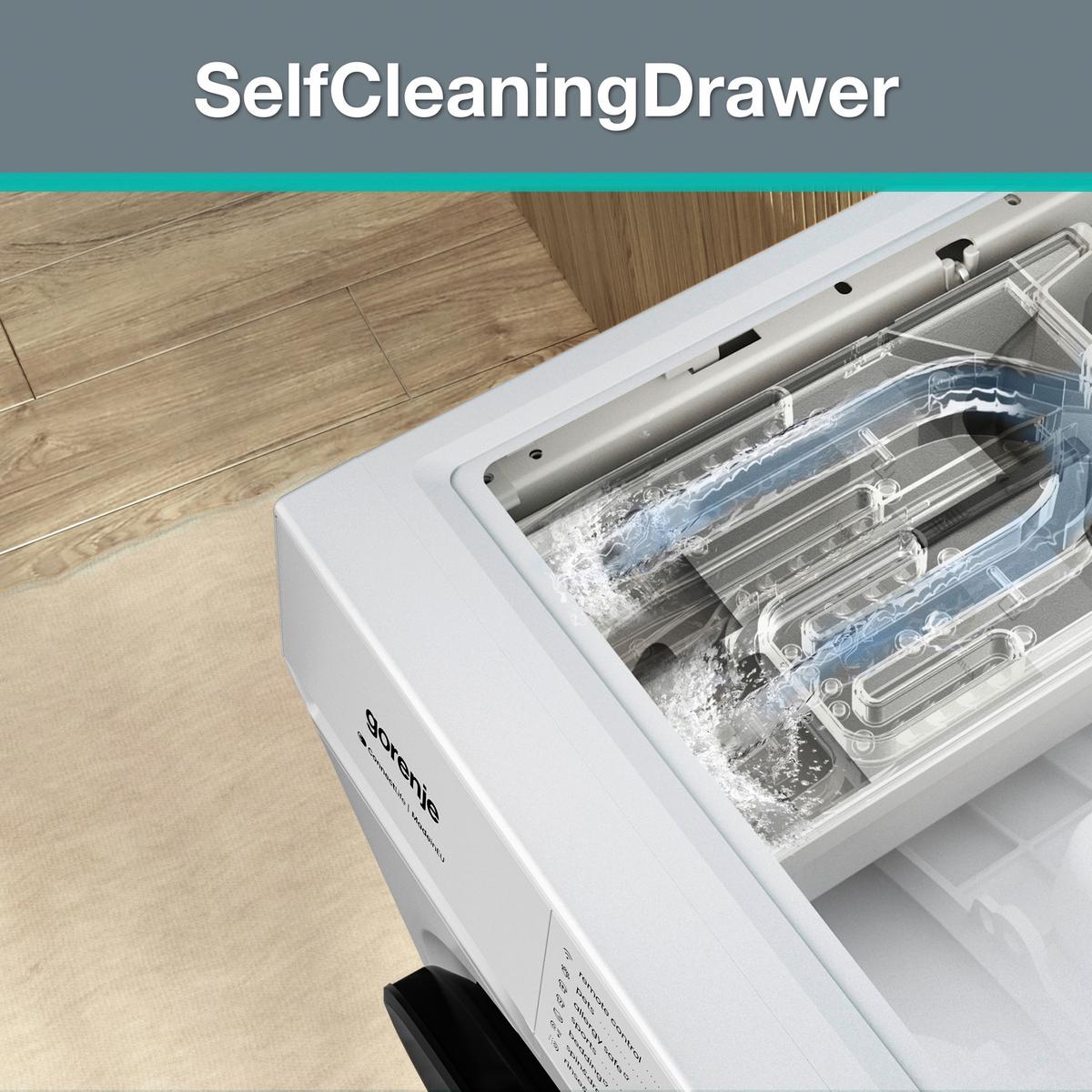 Waschmaschine Schwarz, Weiß B: 60cm - Schwarz/Weiß, Trend, Kunststoff/Metall (60/85/54cm) - Hisense