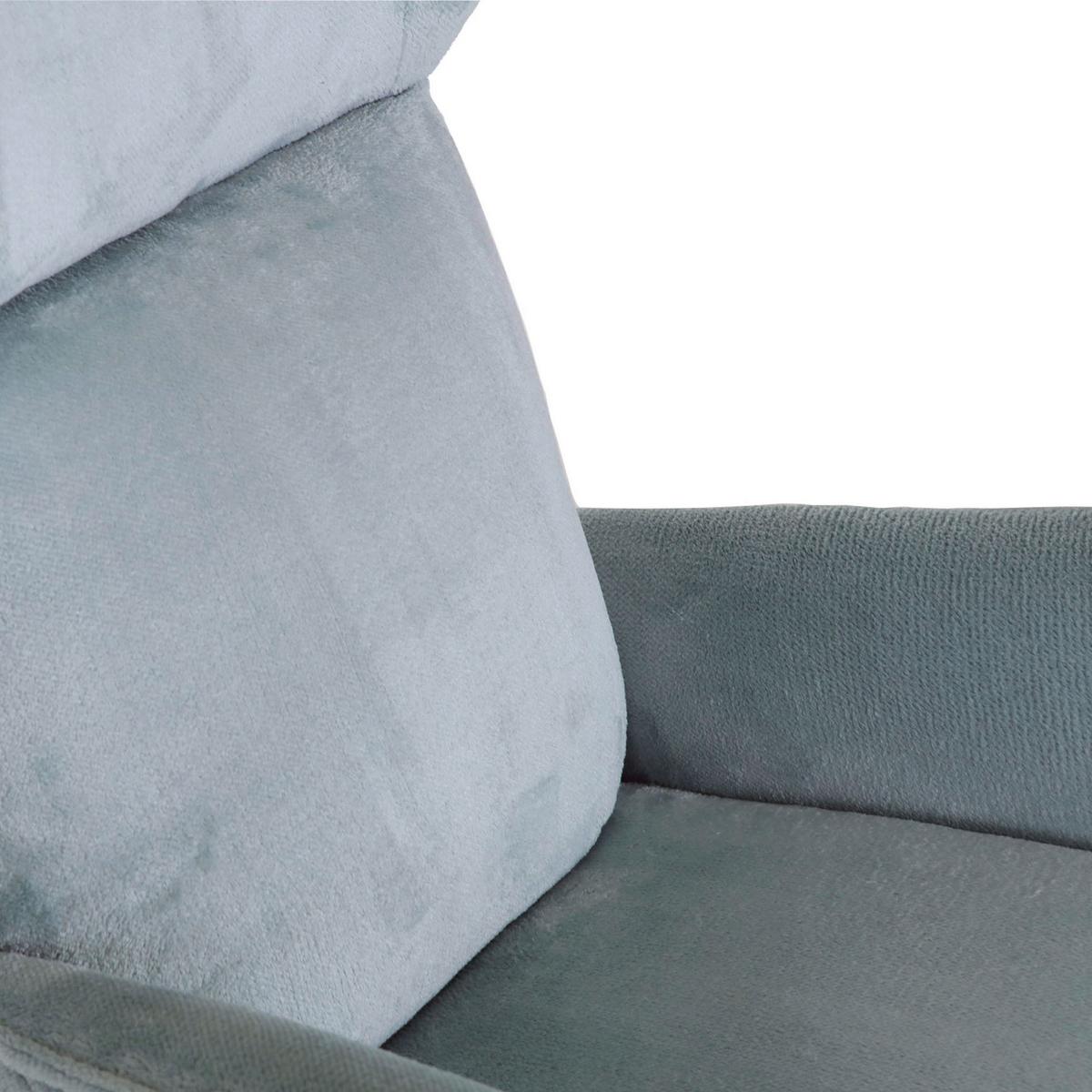 Ohrensessel Lorris - Schwarz/Mintgrün, KONVENTIONELL, Textil (83/110/92cm) - MID.YOU