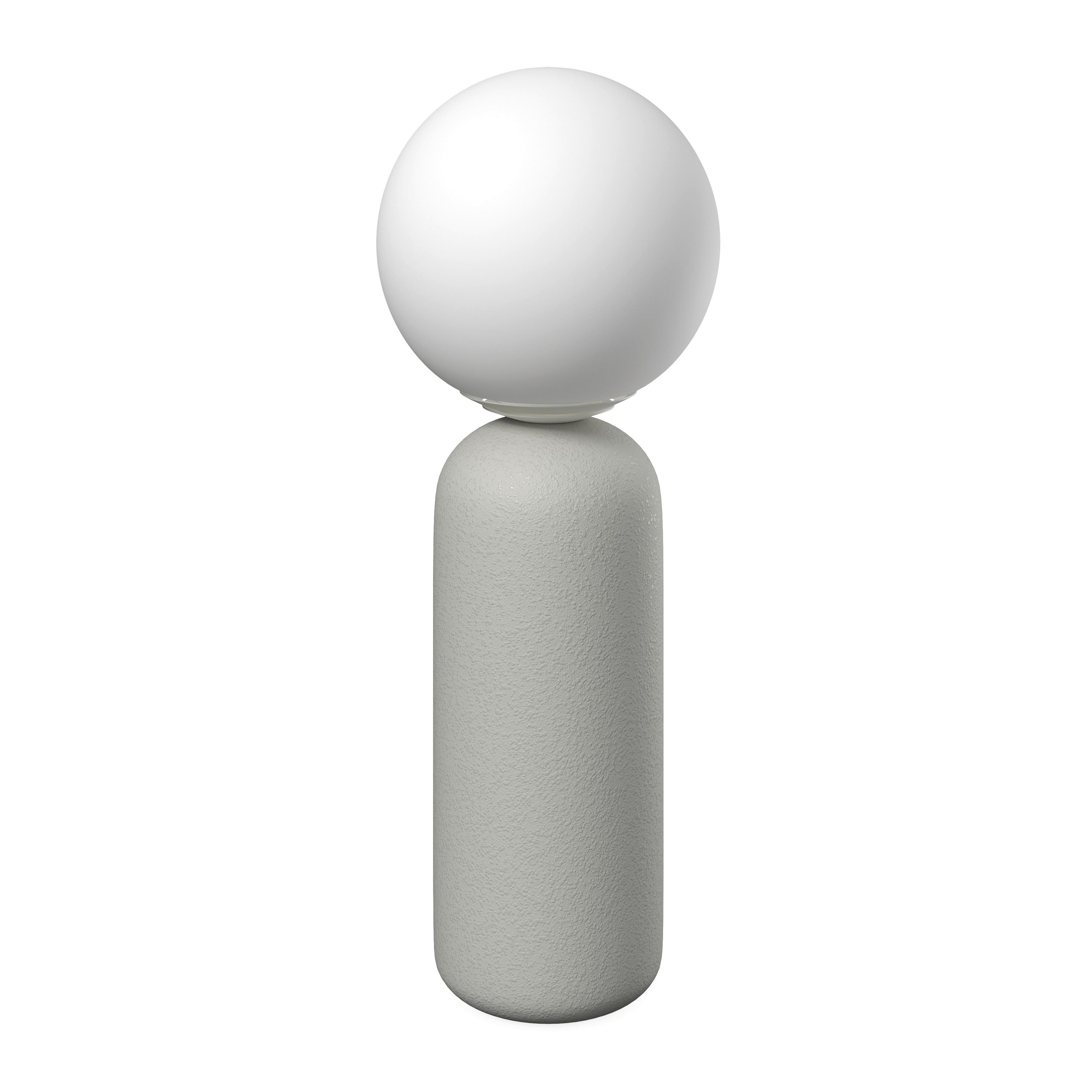 STOLNÍ LAMPA AMORA - bílá, Moderní, kov/keramika (20/52,5cm) - Bessagi Home