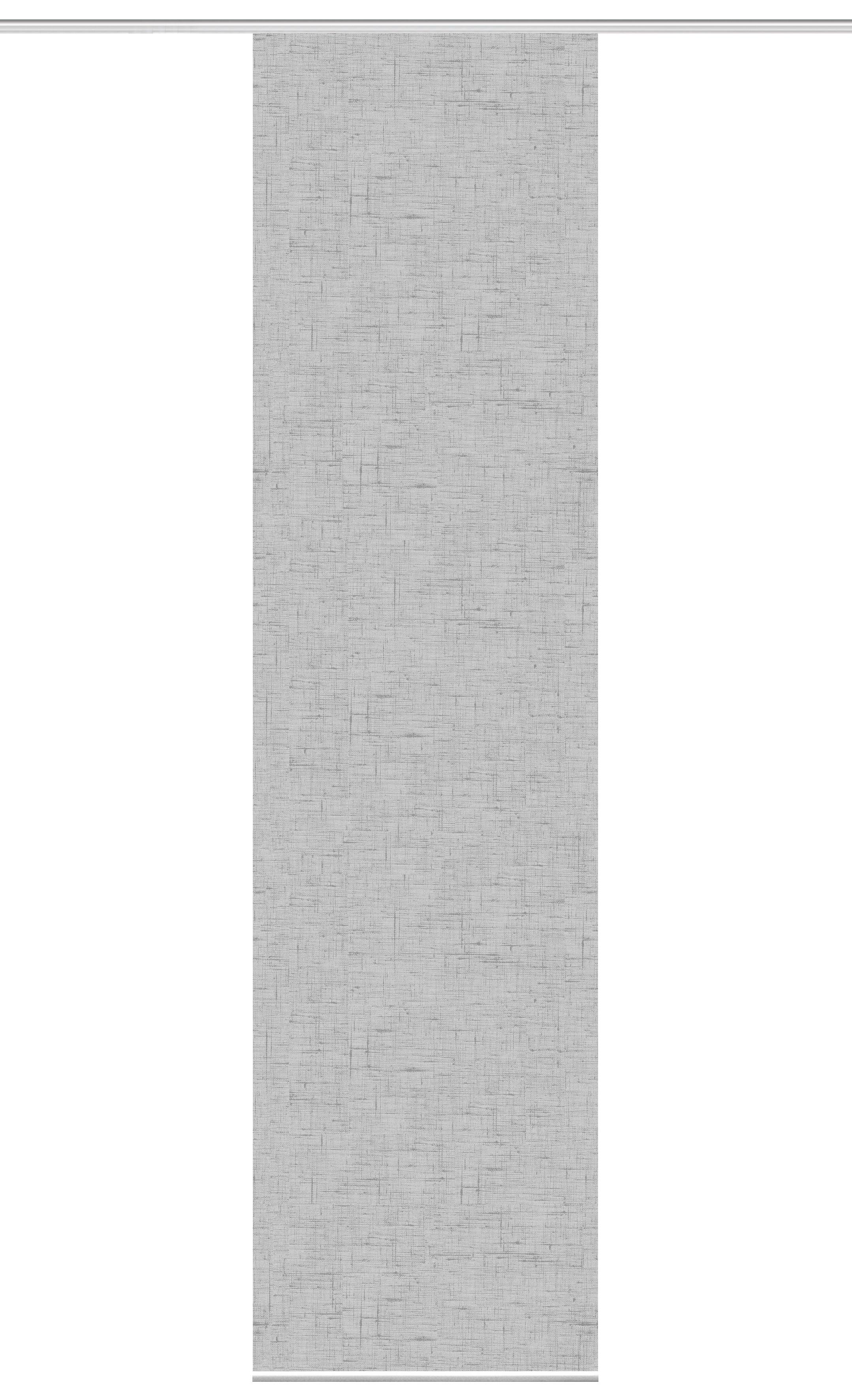 Flächenvorhang Pive - Silberfarben, ROMANTIK / LANDHAUS, Textil (60/245cm)