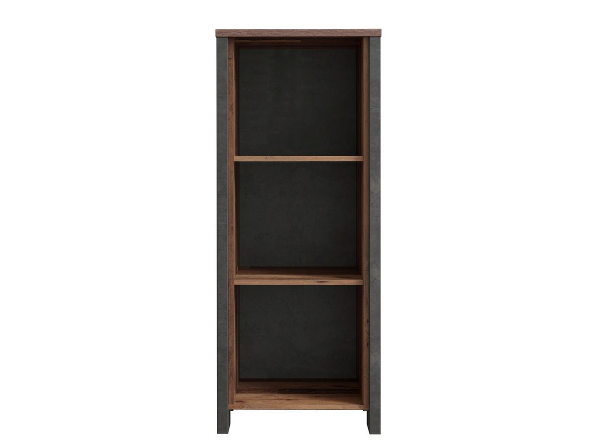Regal Cliff B: 47 cm Braun/Dunkelgrau - Dunkelgrau/Braun, KONVENTIONELL, Holzwerkstoff/Kunststoff (47/115,1/42cm) - MID.YOU