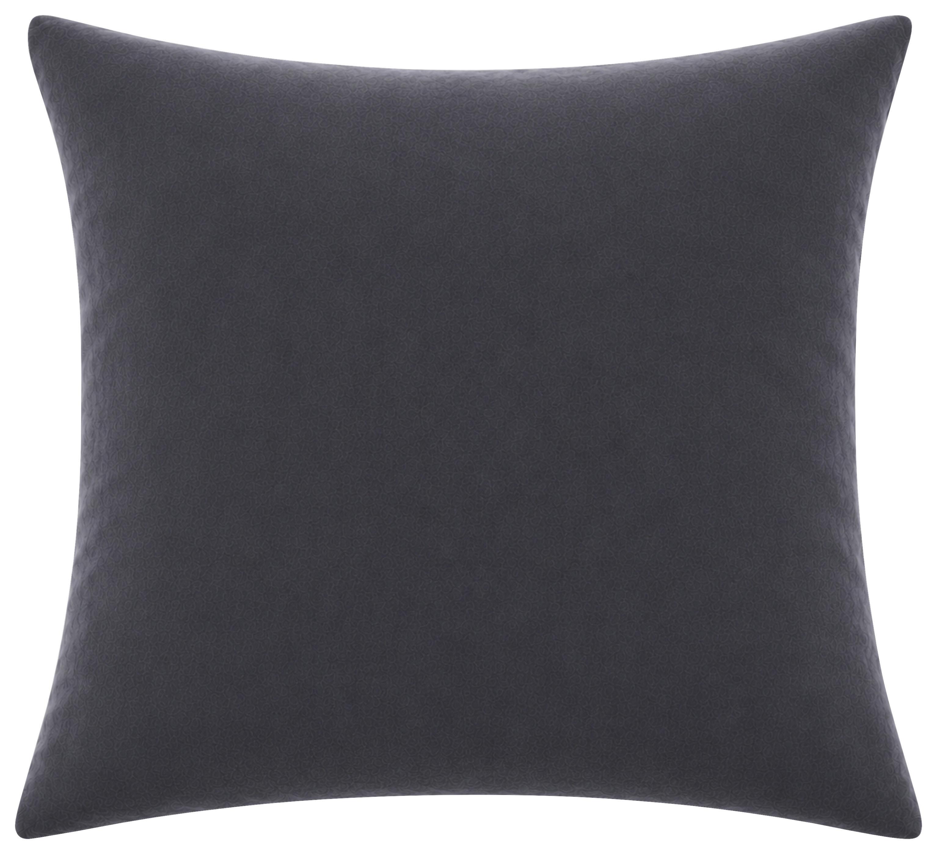 Díszpárna Franzi Kb. 45/45cm - antracit, Modern, textil (45/45cm) - Luca Bessoni