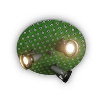 Deckenleuchte Fussball 3xgu10 Kinderzimmer Spots verstellbar - Schwarz/Grün, Trend, Holzwerkstoff/Kunststoff (35/15cm) - Niermann