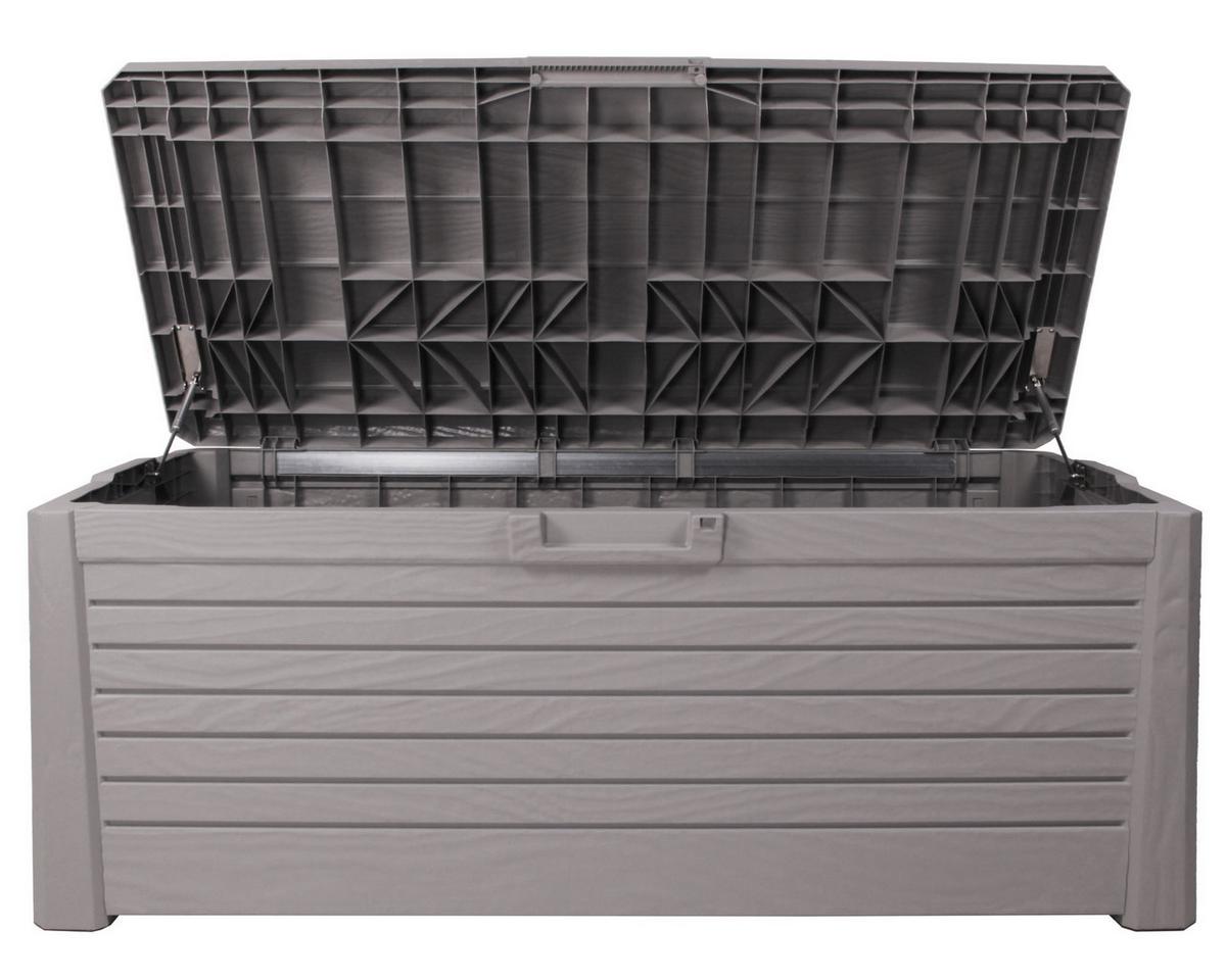 Kissenbox Florida 141x63x71cm 550l Grau - Grau, Basics, Kunststoff (141/63/71cm)