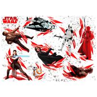Dekosticker The Last Jedi - Rot/Schwarz, LIFESTYLE, Kunststoff (100/70cm)