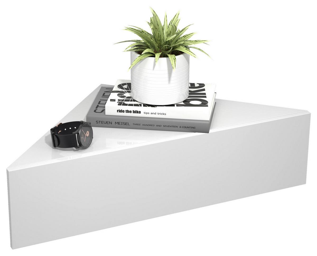 Nachkästchen Weiß H: 15 Cm Usal S - Weiß, MODERN, Holzwerkstoff (60/15/42,4cm) - MID.YOU