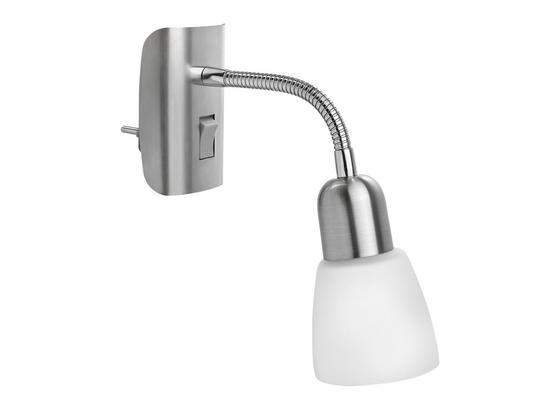 Svietidlo Do Zásuvky Alfred - strieborná, Konvenčný, kov (7/10cm) - Modern Living Svietidlo Do Zásuvky Alfred - strieborná, Konvenčný, kov (7/10cm) - Modern Living