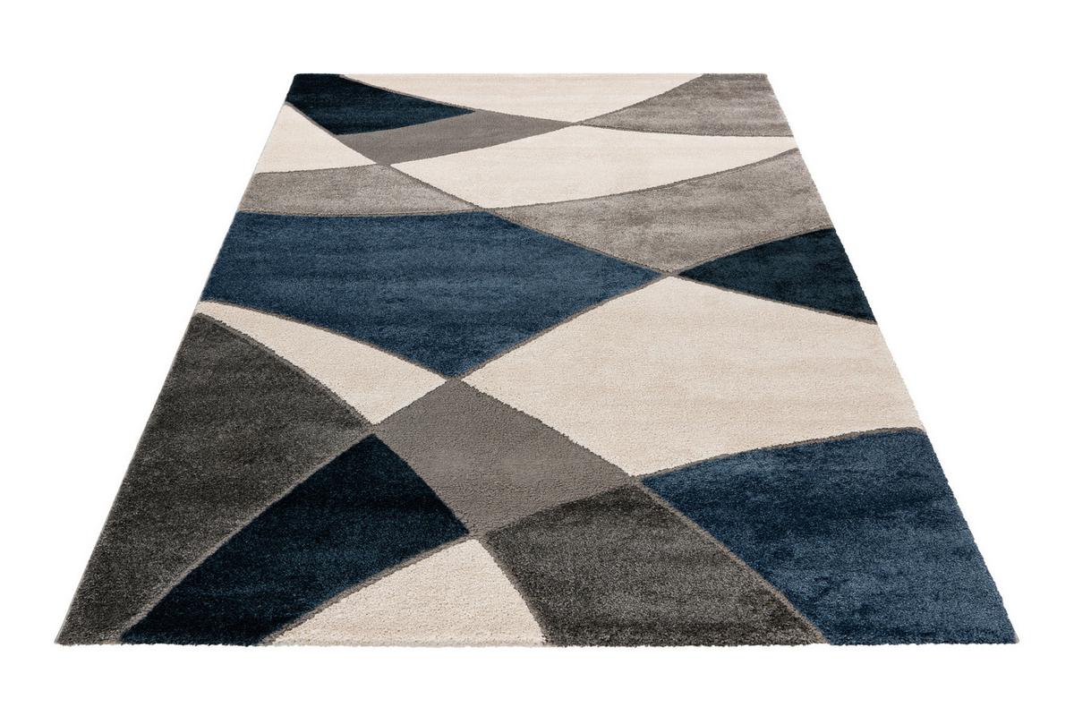 Flachwebteppich My Frisco 282 - Blau, Basics, Textil (240/330cm) - Obsession