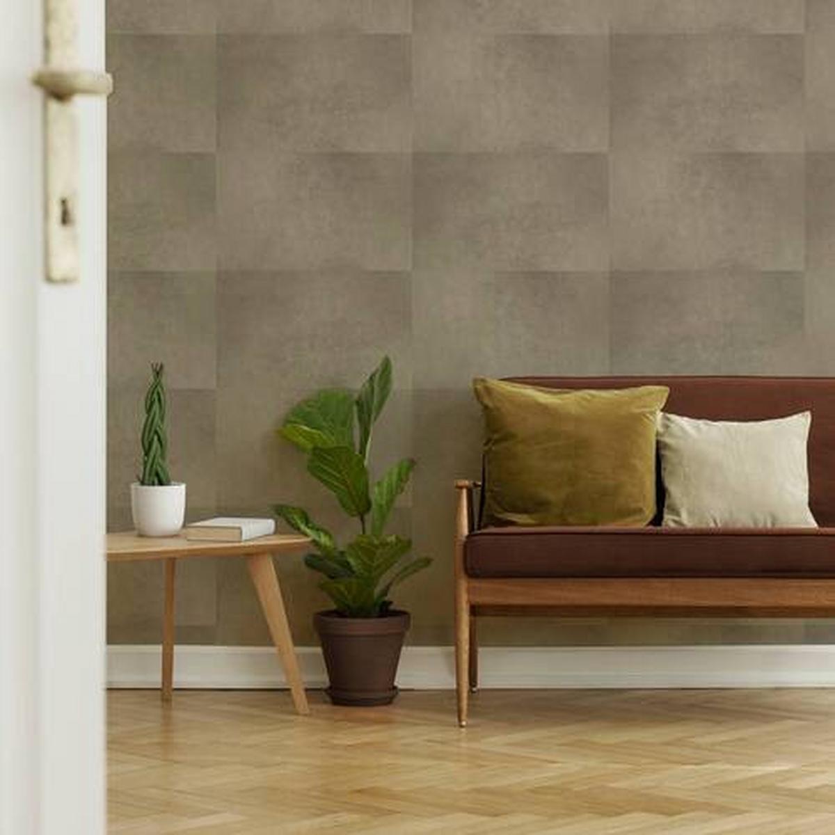 Vliestapete 112042 - Beige, Basics, Papier/Kunststoff (53/1005cm)