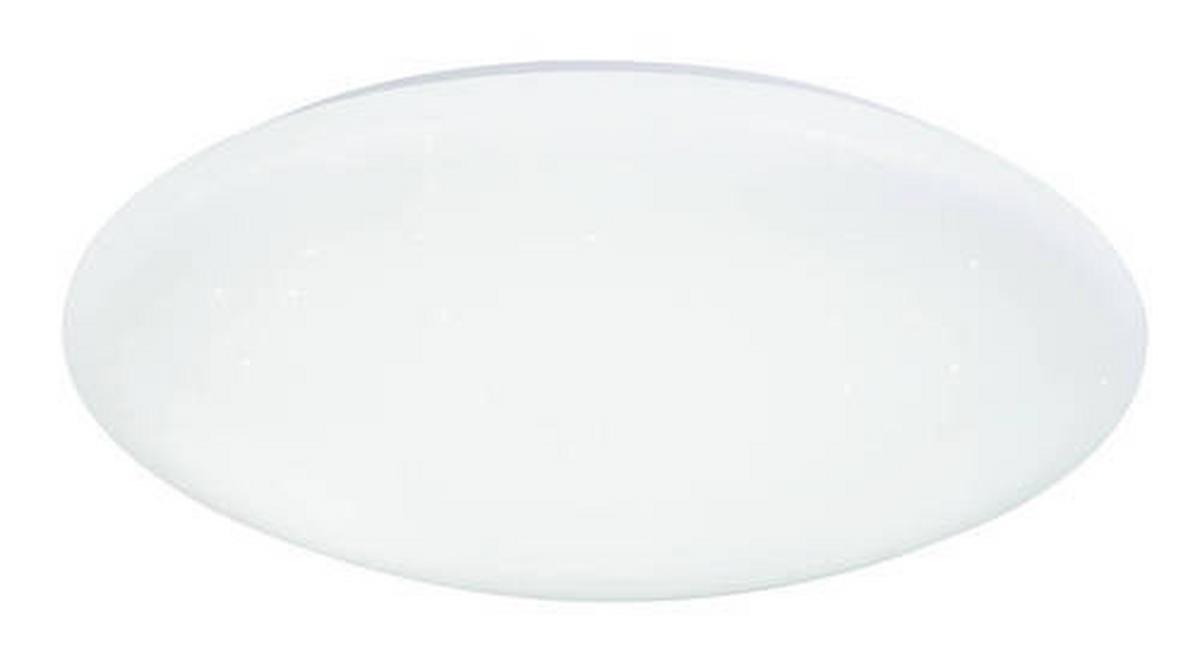 LED-Deckenleuchte Opal Weiß D: 50 cm - Opal/Weiß, Basics, Kunststoff/Metall (50/12cm) - Globo
