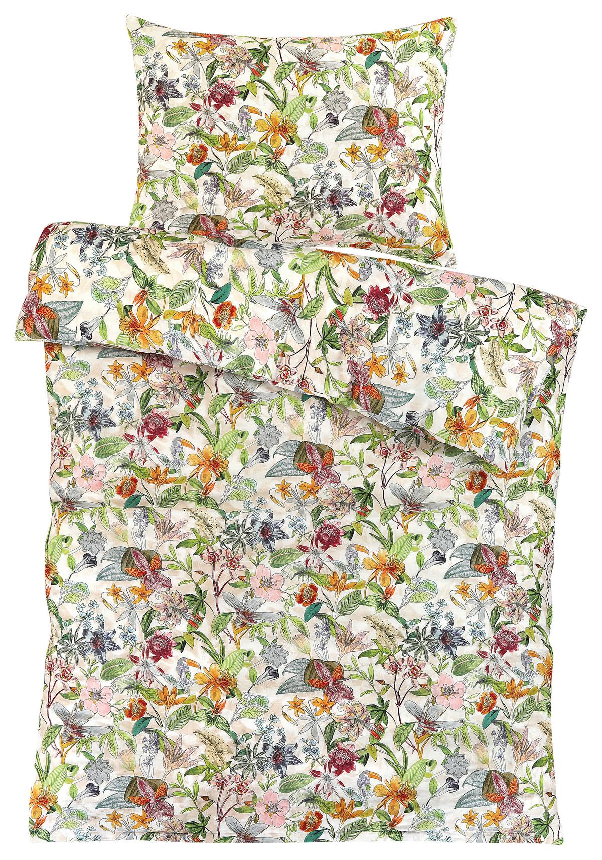 BETTWÄSCHE EXOTIC - Dunkelrosa/Hellgelb, MODERN, Textil - Luca Bessoni