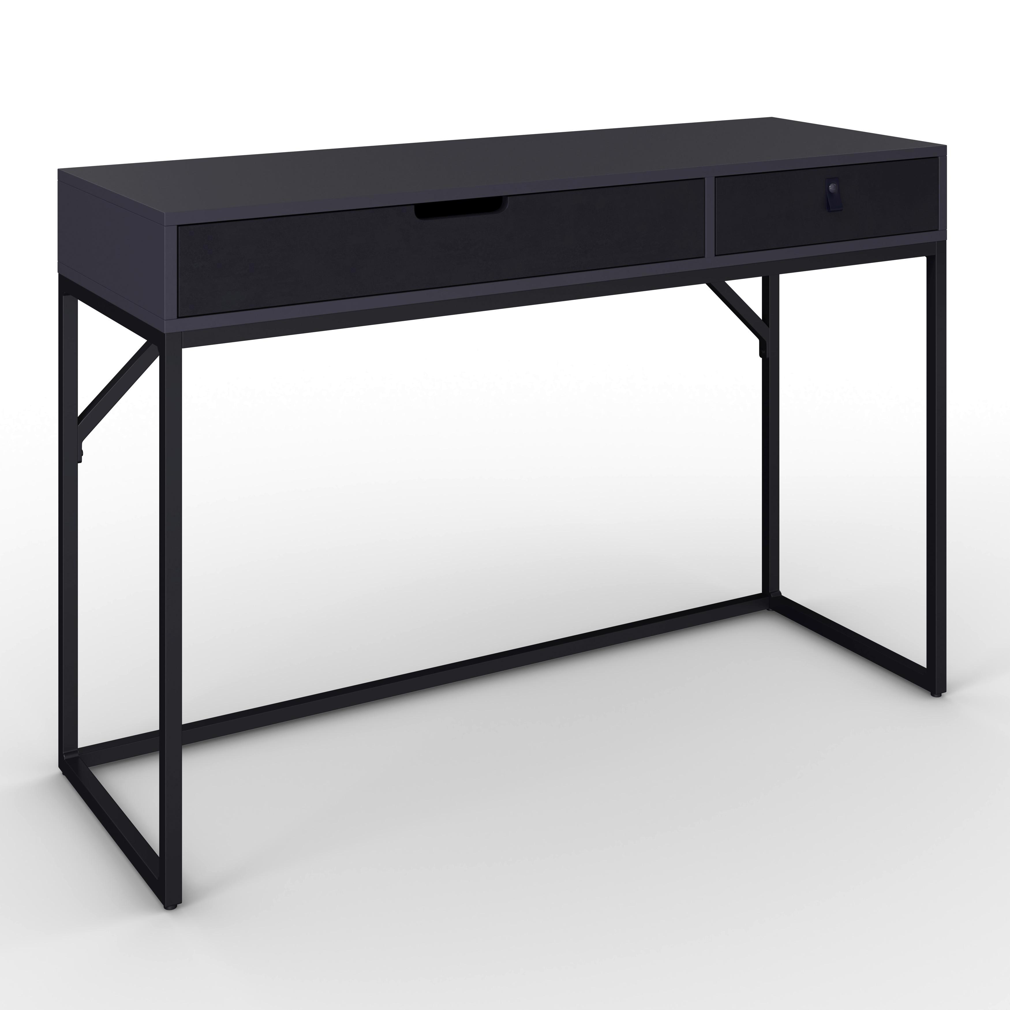 KONZOLOVÝ STOLÍK SOPHIA - čierna, Modern, kov/kompozitné drevo (120/78/40cm) - Bessagi Home