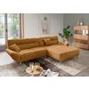 Ecksofa Drago Goldfarben S: 290x166 cm - Wildeiche/Goldfarben, KONVENTIONELL, Textil (290/166cm) - MID.YOU