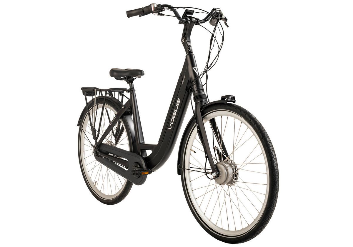 E-Bike City Damen Vogue Mestengo 28 Zoll , 7 Gänge - Schwarz, Basics, Metall (180/70/100cm)