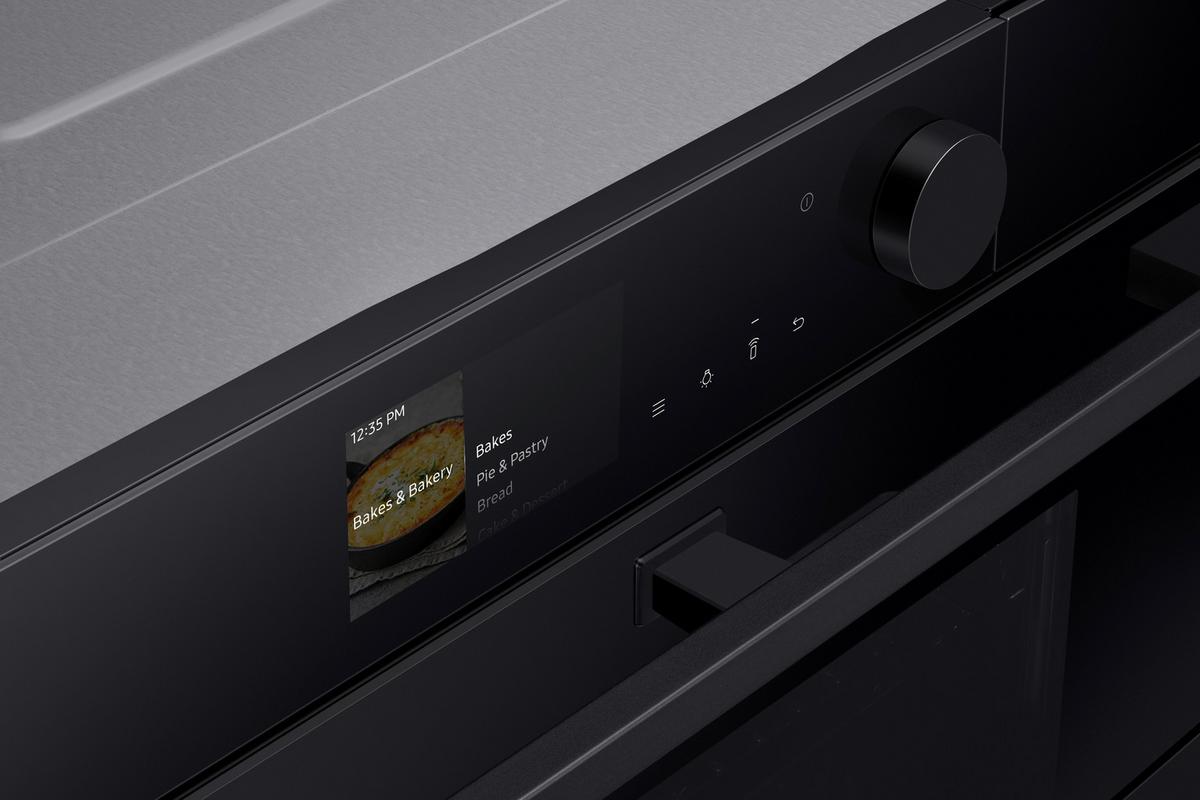 Backofen Nv7b6795jak/U3 - Schwarz, Design, Glas/Metall (59,5/59,5/57,1cm) - Samsung