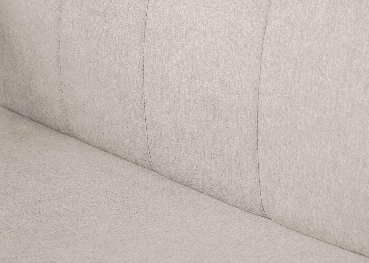 Eckbank Emma II Webstoff beige, B: 150 cm - Eichefarben/Beige, KONVENTIONELL, Holzwerkstoff/Textil (150/185cm)