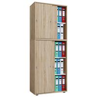 Aktenschrank versperrbar Lona XXL Eiche Dekor B 70 cm - Sonoma Eiche, Basics, Holzwerkstoff (70/183/37cm) - MID.YOU