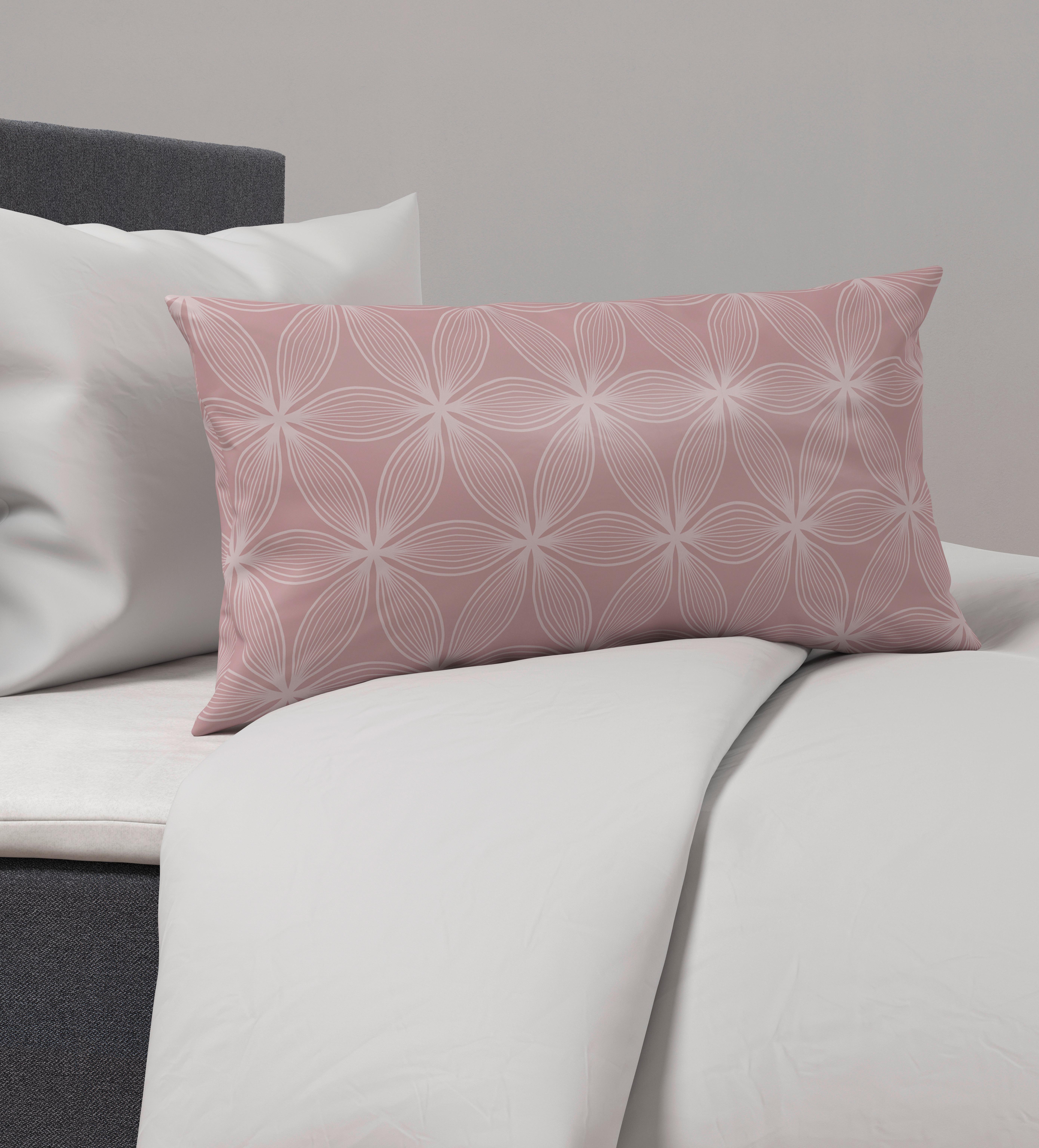 POŤAH NA VANKÚŠ Alex Design, 40/80cm - lila, Modern, textil (40/80cm) - Premium Living