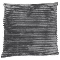 Zierkissen Sina 45x45 cm Polyester Anthrazit mit Zipp - Anthrazit, MODERN, Textil (45/45cm) - Luca Bessoni